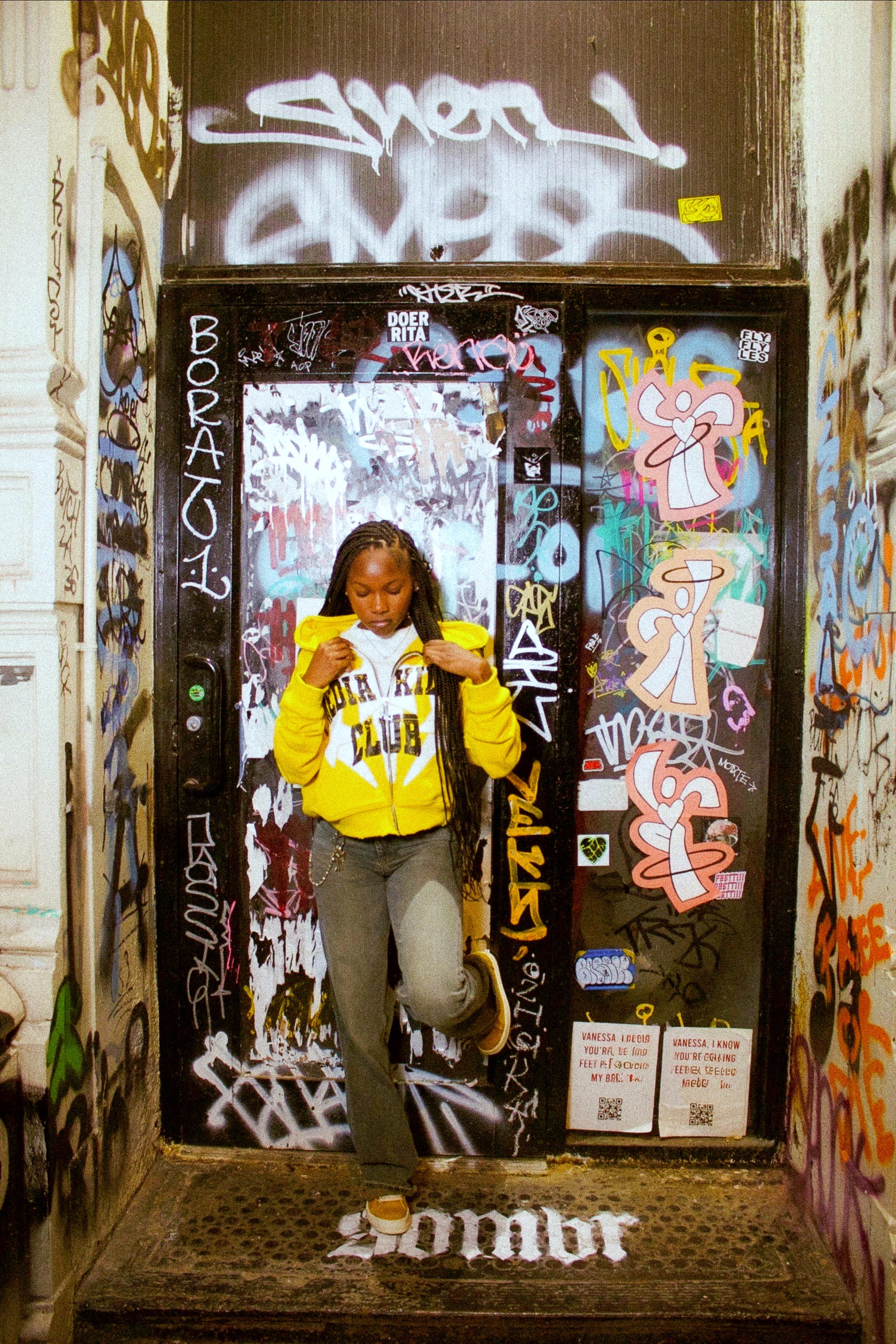 MKC Offline Living Life YELLOW Zip-Up Hoodie